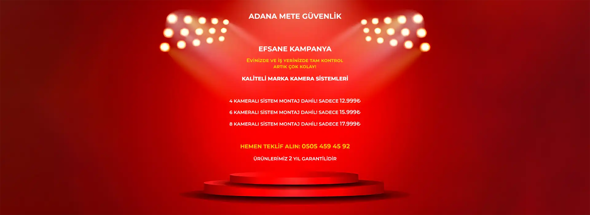 Adana Kamera Sistemi fiyat